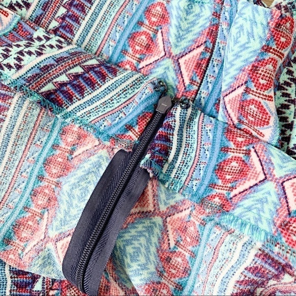 Pink Republic Aztec Print Fold Over Skort Shorts - Picture 6 of 6